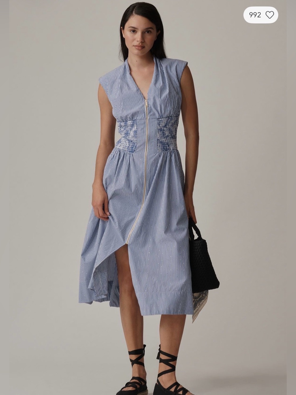 Anthropologie Tommie Cap-Sleeve Shine Edition Dress